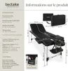 tectake® 3zónové masážní lehátko Phuket Šířka 70 cm, Náhled obrázku produktu 16
