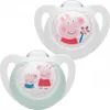 NUK Star Peppa Pig Schnuller aus Silikon 0-6M x2 Produktbild-Vorschau 1