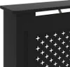 vidaXL Heizkörperverkleidung Schwarz 152x19x81,5 cm MDF Produktbild-Vorschau 6