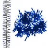 A product image showing a string of blue LED lights on a white background, with a close-up view of the lights on the right and a straight section of the string on the left. Náhľad obrázku produktu