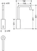 HEWI AQ1.12S22040 SENSORIC Waschtischarmatur elektr., Produktbild-Vorschau 2