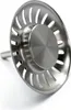A close-up studio shot of a stainless steel sink strainer. Anteprima dell’immagine prodotto