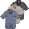 Carhartt s/s fort solid shirt S200, Farbe:denim blue Produktbild-Vorschau 5