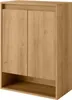 Fackelmann Badschrank Braun, 60,2 x 82,6 x 32 cm, 2-türig, Produktbild-Vorschau 1