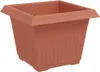 vidaXL Pot de fleurs carré, lot de 6, rouge brique, 23 x 23 Voir les images du produit 5