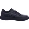 A black Adidas sneaker shown from the side against a white background. Produktbild-Vorschau