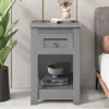 Livingandhome Beistelltisch mit Schublade & offenem Fach – Produktbild-Vorschau 1