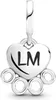 Pandora Herzen & Pfotenabdruck Charm-Anhänger 799360C00 Produktbild-Vorschau 7