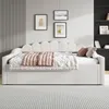 Merax divano letto 140x200 con letto estraibile 190x90cm, Anteprima dell’immagine prodotto 2