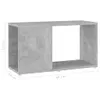 vidaXL Armoire TV gris béton 60x24x32 cm Bois composite - Voir les images du produit 8