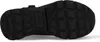 The sole of a black shoe is shown against a white background. Voir les images du produit