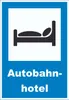 Autobahnhotel Schild A2 (420x594mm) Produktbild-Vorschau 1
