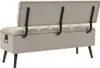 vidaXL Lavice s úložným prostorem a opěradlem 110 cm Náhled obrázku produktu 4