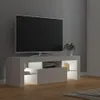 TV-Schrank mit LED-Leuchten Weiß 120x35x40 cm Produktbild-Vorschau 4