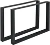 Lot de 2 pieds de table « Makers » 100 x 72 cm en acier Voir les images du produit 1