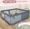 COSTWAY 200 x 180cm Laufstall baby faltbar, Laufgitter mit Produktbild-Vorschau 2