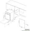 homeX DWSI601442A Geschirrspüler 60 cm, Spülmaschine Produktbild-Vorschau 6