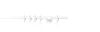 A white curtain rod with rings and a wall bracket, isolated on a white background. Produktbild-Vorschau