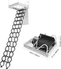 A VEVOR attic ladder is shown in both its extended and folded states, with dimensions indicated. Anteprima dell’immagine prodotto
