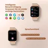 Elegante Smartwatch Damen mit Telefonfunktion 2026 Roségold Produktbild-Vorschau 3