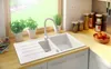 PRIMAGRAN Spülbecken Weiß 90x50cm, Granitspüle 1,5 Becken + Produktbild-Vorschau 7
