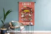 MuchoWow® Wandteppich Wandbehang Sonnenschirm - Sommer - Produktbild-Vorschau 6