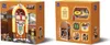 Two boxes of a Pantasy Original Bauset Jukebox building set, one showing the assembled product and the other showing various components and illustrations. Podgląd zdjęcia produktu