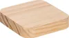 A square wooden object with rounded edges, presented on a white background. Náhled obrázku produktu