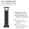 WENKO Stand WC-Garnitur Mod. Debar mit Ablage Schwarz, aus Produktbild-Vorschau 4