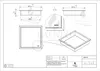 BALNEO nástěnná nika WALL-BOX ONE 30 × 30 × 7 cm v černé Náhled obrázku produktu 4