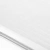 A close-up abstract view of a white pleated blind. Produktbild-Vorschau