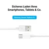 USB-C Ladekabel 1,5m – USB-A auf USB-C Ladekabel – Lade- & Produktbild-Vorschau 3