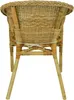The back view of a rattan chair. Podgląd zdjęcia produktu