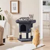 Yaheetech Kleiner Kratzbaum Katzenbaum 60 cm H, mit Produktbild-Vorschau 9