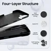 ORNARTO iPhone 16 Hülle Silikon Kameraschutz 2 Schutzfolien Produktbild-Vorschau 5