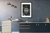 MuchoWow® MuchoWow® Gerahmtes Poster Blumen - Tiger - Produktbild-Vorschau 6