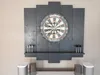 WOODEN Dartboard Surround | Anthrazit | OHNE Tablet Halter Produktbild-Vorschau 1