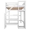 Hochbett mit Stufen und Kleiderschrank, Platzsparend mit Produktbild-Vorschau 15
