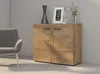Kommode Sideboard RUMBA / RODOS 2D Eiche Lefkas Produktbild-Vorschau 2