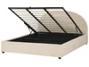 BELIANI Polsterbett Beige Bouclé-Stoff 180 x 200 cm mit Produktbild-Vorschau 4