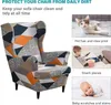 Topchances 2 Piece Wing Chair Cover, kryty židlí Wing Chair Náhled obrázku produktu 3