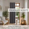 tinycurtains Türvorhang 195x150cm mit Teleskopstange Produktbild-Vorschau 8