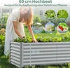 GOPLUS erhöhtes Gartenbeet aus Metall, Pflanzkasten mit Produktbild-Vorschau 3