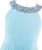 Mädchen Kleider Prinzessin Kleid Gr. 176 Cm Lang Ärmellos Produktbild-Vorschau 5