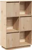 vidaXL Highboard 74x35x117 cm masivní borovicové dřevo Náhled obrázku produktu 2