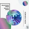 Gear Ball 3D Logik-Kugel Blau-Grün-Violett – Drehbare Produktbild-Vorschau 5