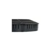 Close-up side view of a black and gray charcoal filter. Produktbild-Vorschau