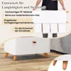 COSTWAY Nachtschrank mit 4 Schubladen, Nachttisch Kommode Produktbild-Vorschau 8