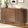 Merax dressoir met 3 lades en schuifdeuren, commode gemaakt Productafbeelding-voorbeeld 5