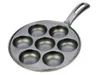 Krapfenpfanne Gußeisen 18cm, schwarz (1 Stück) Produktbild-Vorschau 3